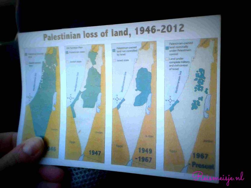 Palestina kaartje