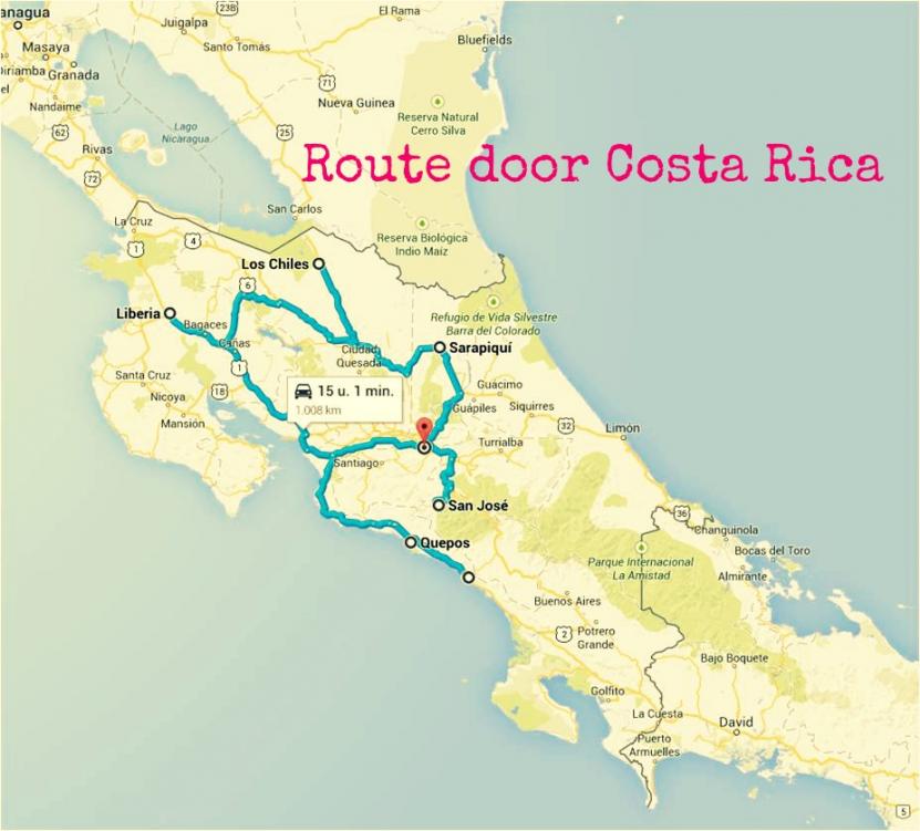 Route Costa Rica 1