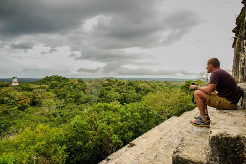Tikal reistips uitzicht