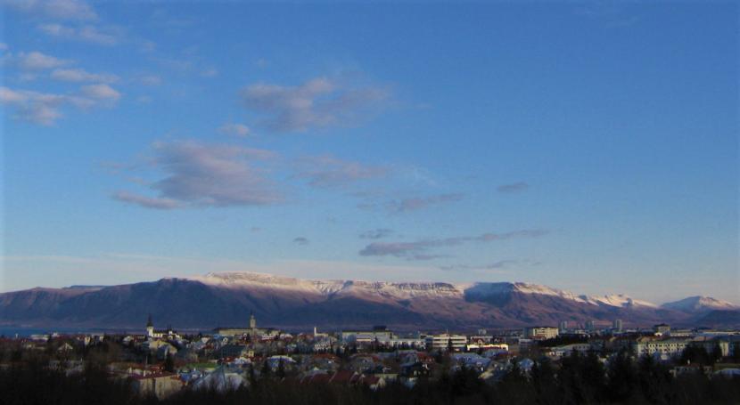 Reykjavik uitzicht